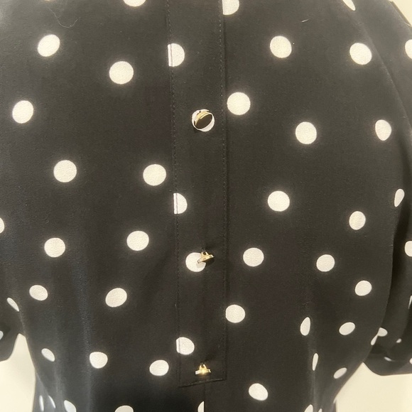 A New Day Women's Black and White Polka Dot Dress, XS - Picture 4 of 7